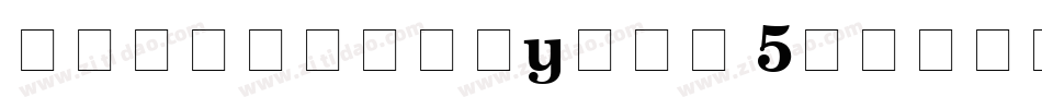 NewCenturySch 5字体转换